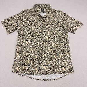 Backcountry Shirt Mens Large Camo Snap Short Sleeve Performance Vented